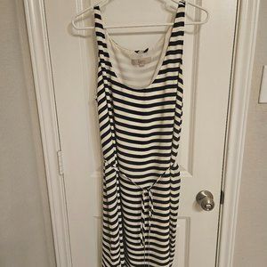 LOFT Midi Dress with tie